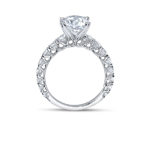 Side Stone Engagement Ring